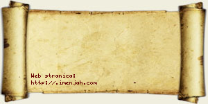 Danijela Jačović vizit kartica